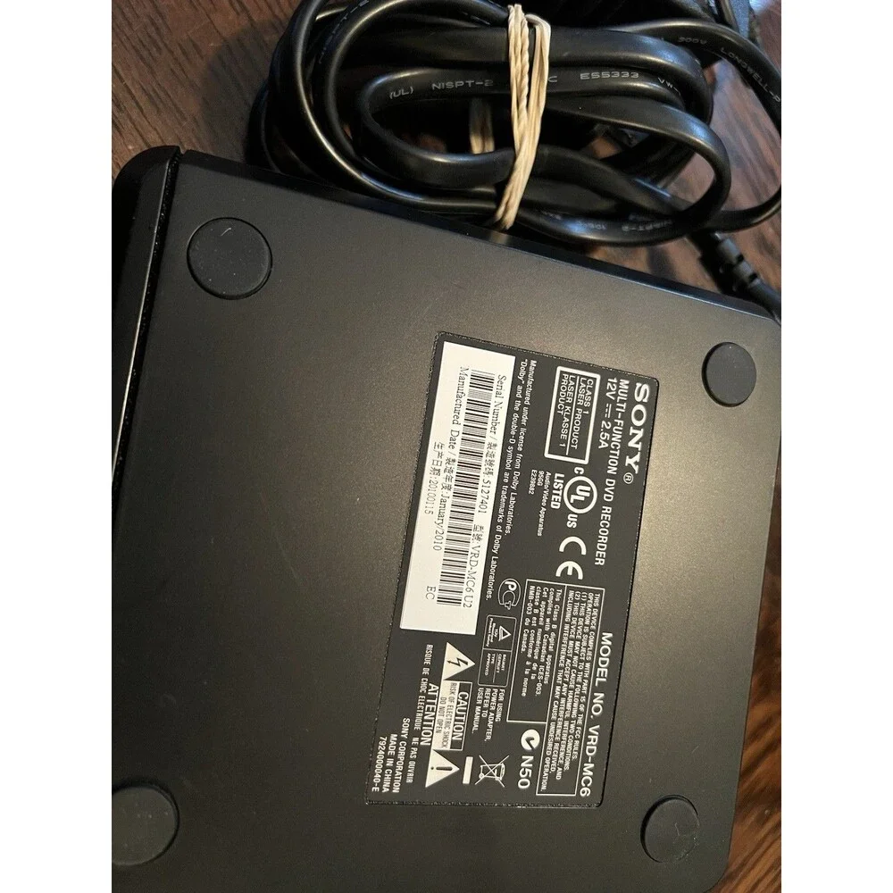 Sony DVD Direct Compact Size DVD Player Burner Region/Zone Free - VGC (VRD-MC6)